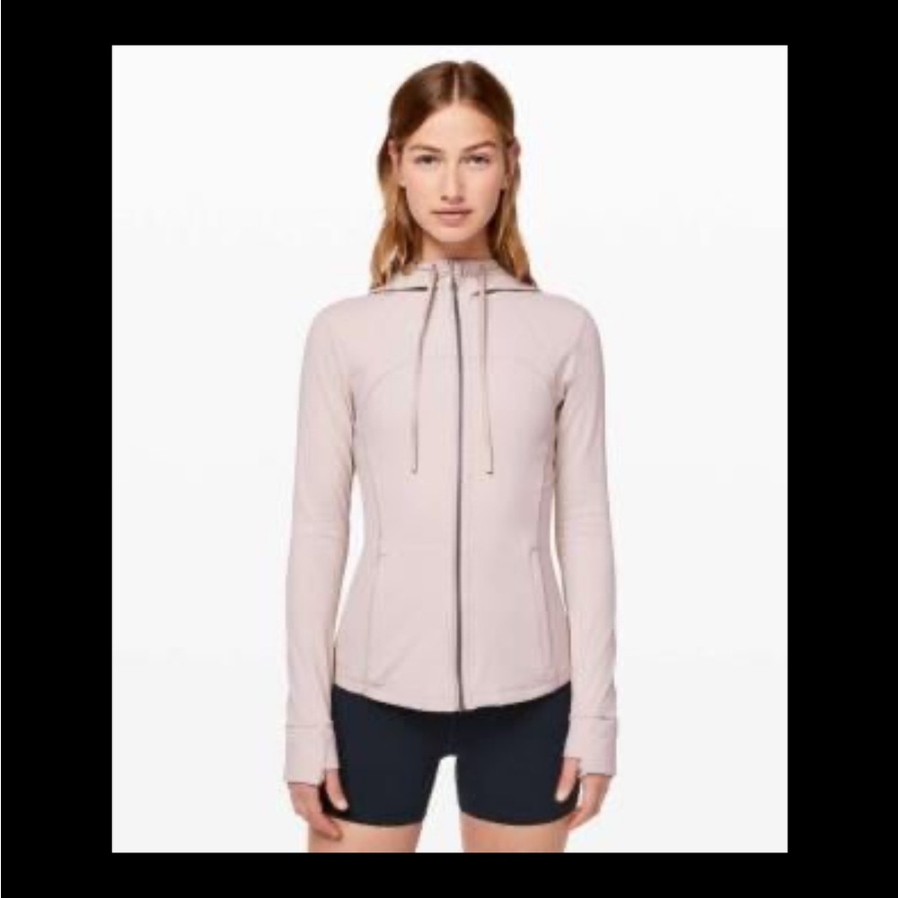 lululemon pink bliss hooded define jacket